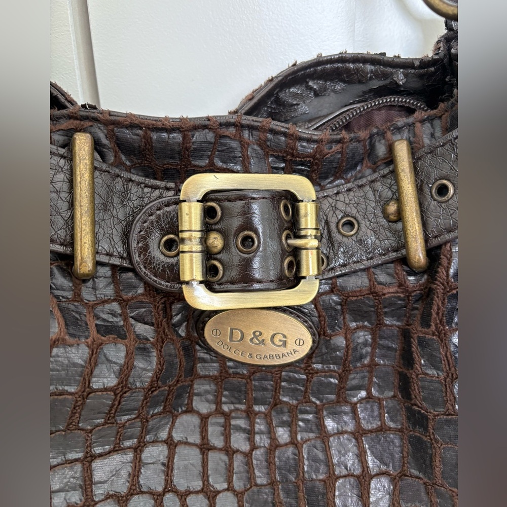 Dolce and Gabbana inspired Brown Handbag - Picture 2 of 3